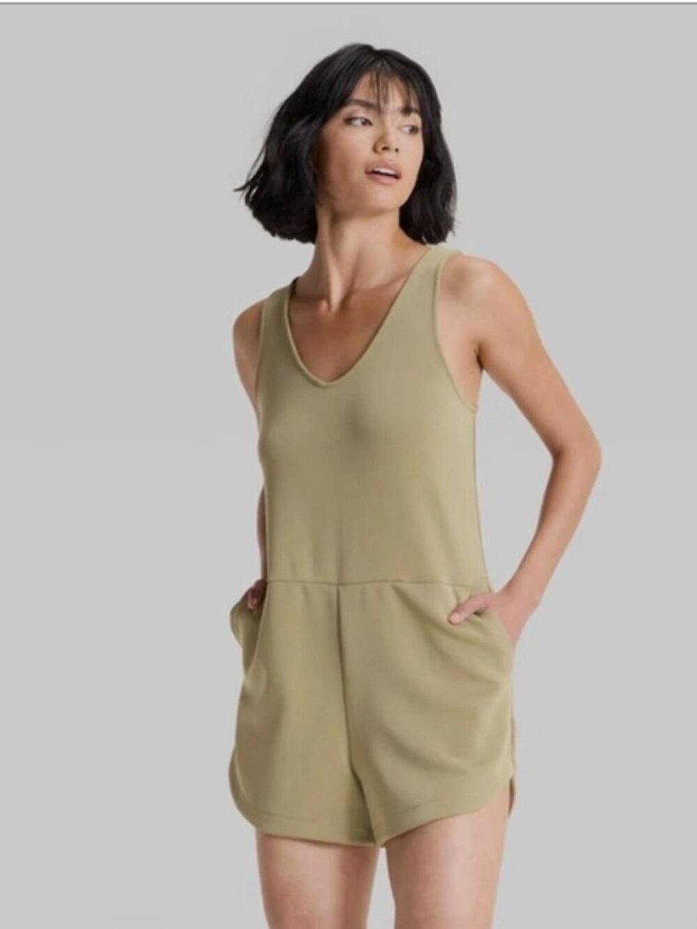 Women's Sandwash Mini Romper - a New Day